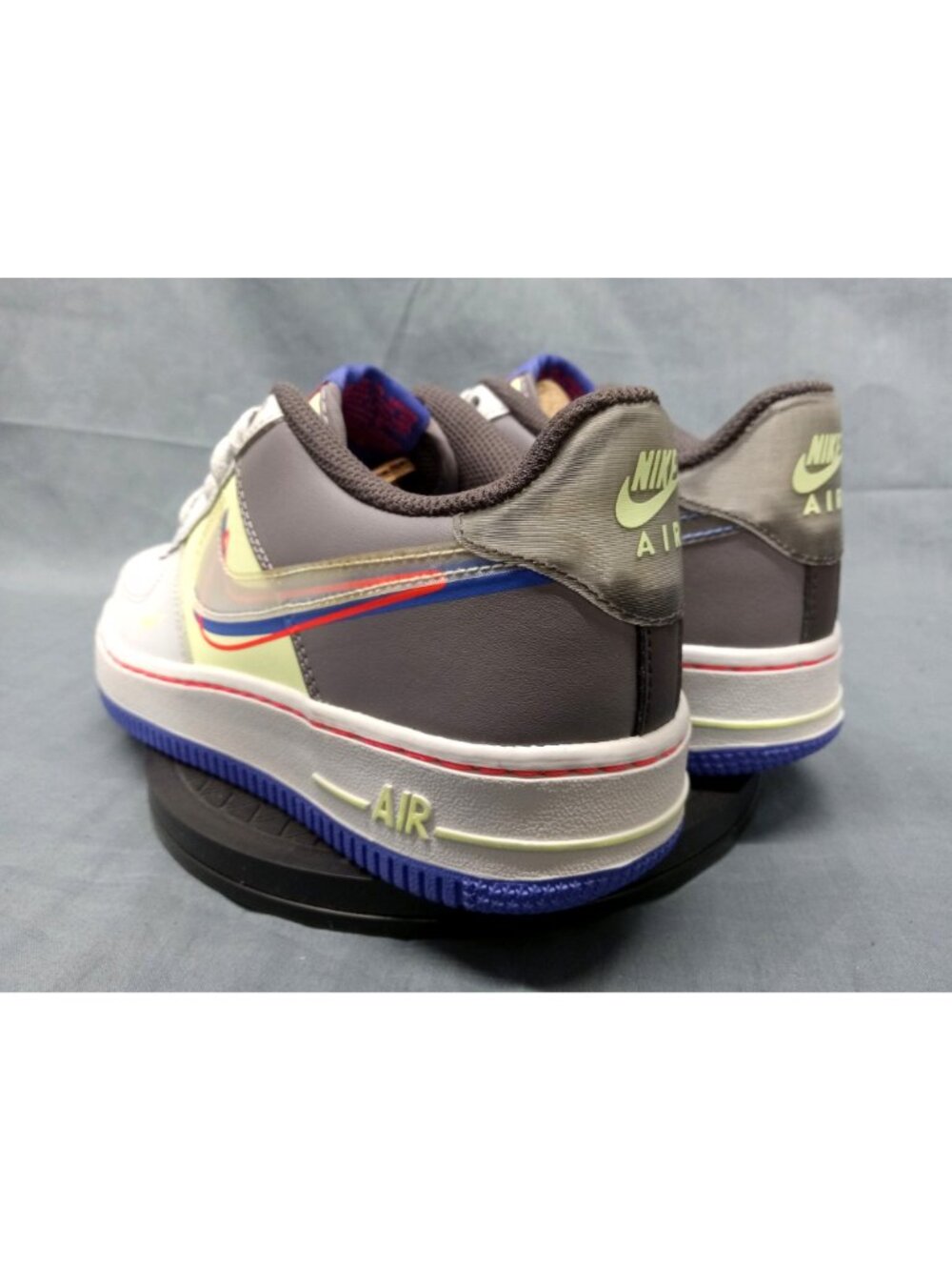 Nike Air Force 1 Dunk It (GS) Sneakers Platinum Violet Boys Size 5 NEW NO BOX! - Picture 6 of 11